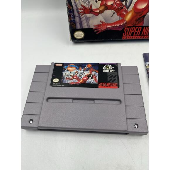 SNES Games - Bill Lambeer's Combat Basketball - Excellent Condition - Picture 4 of 14